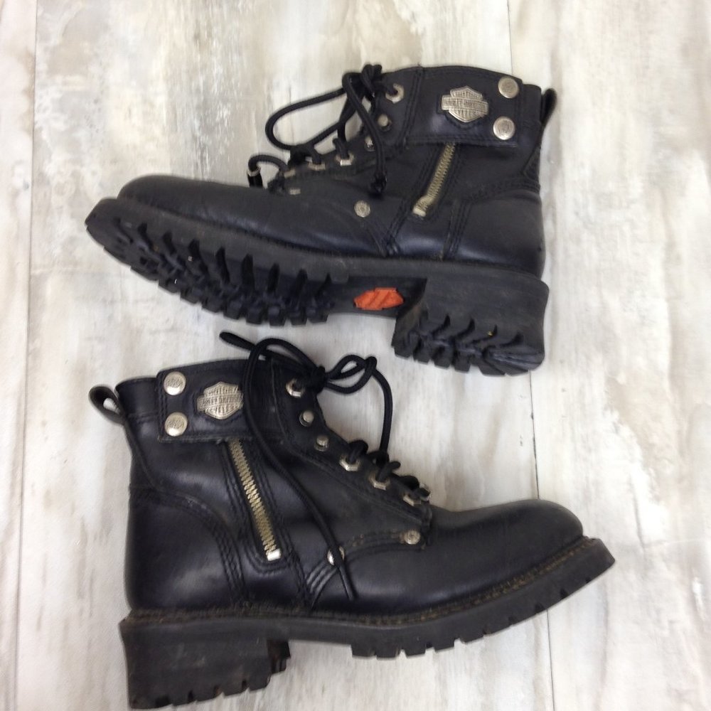 Harley-Davidson Leather Ankle Boots 7